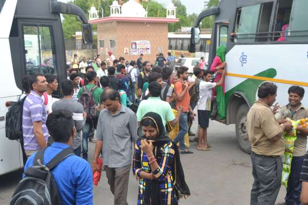 pics of Constable recruitment examination -2018