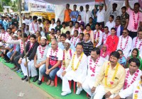 congress agitation against police action on ex minister