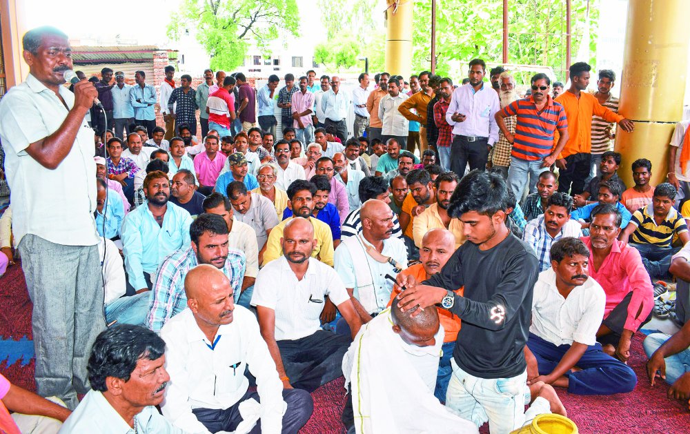 satna nagar nigam employee Strike news in hindi