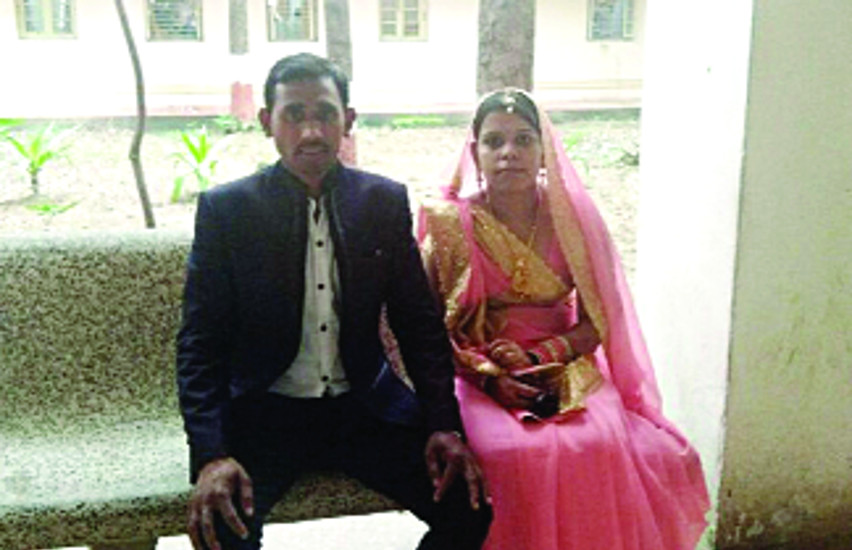 beautiful couple love story with marriage