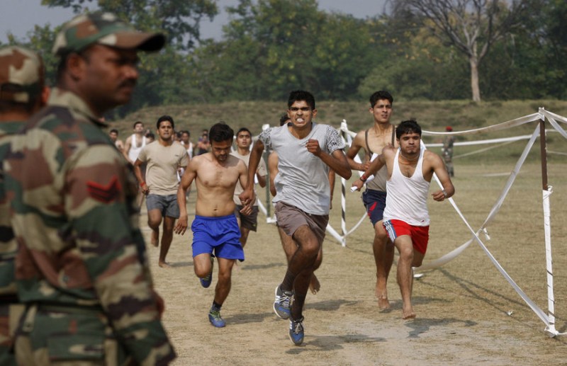 Bharatpur Sena Bharti Rally