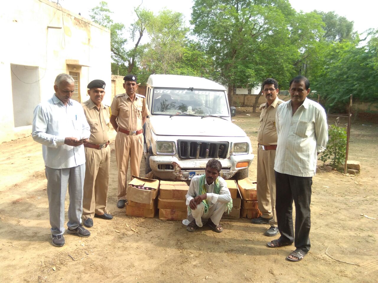 Illegal liquor caught