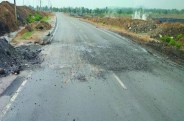 सड़क निर्माण में गुणवत्ता को लेकर सवाल