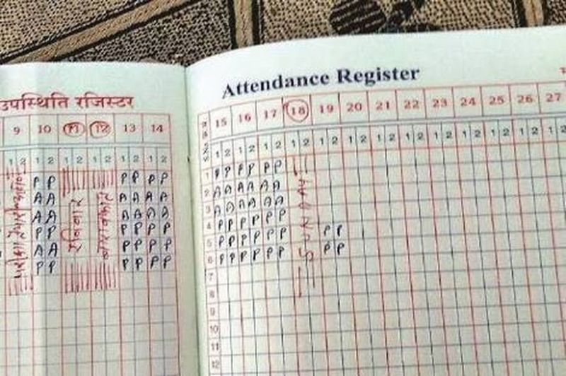 attendance register