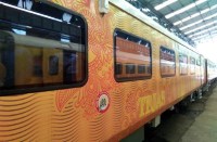 Tejas Express saffron color