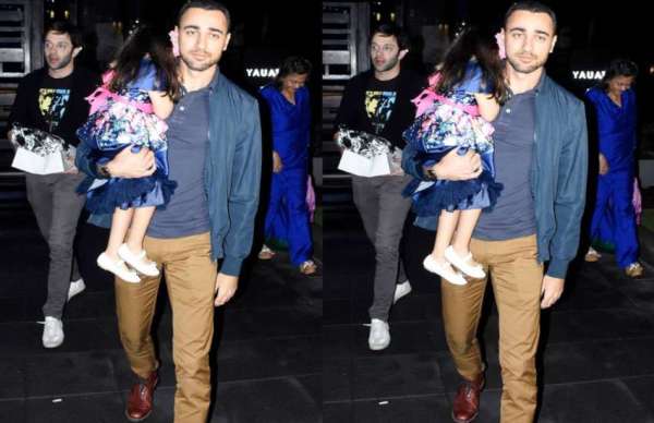 imran khan spotted at airport with wife avantika