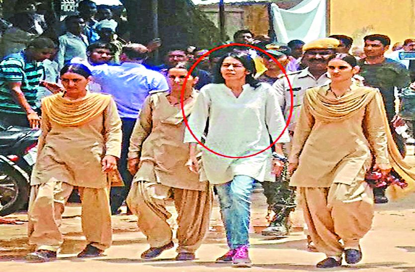 Lady Don Anuradha Choudhary in neem ka thana Court For Kidnap case