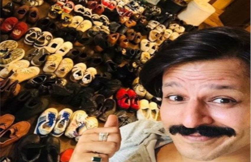 Vivek Oberoi share his shoe collection video
