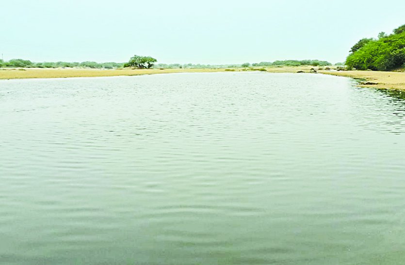 Luni river polluted by chemical water