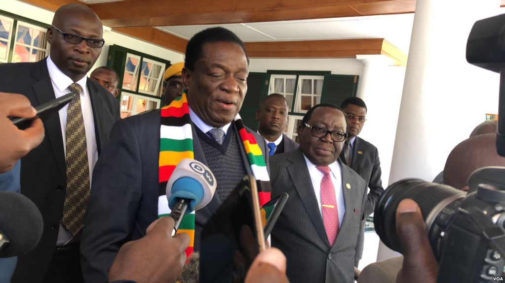 Zimbabwe president Mnangagwa