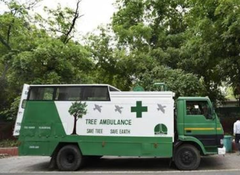 Save Plants Environmental Protection Tree Ambulance