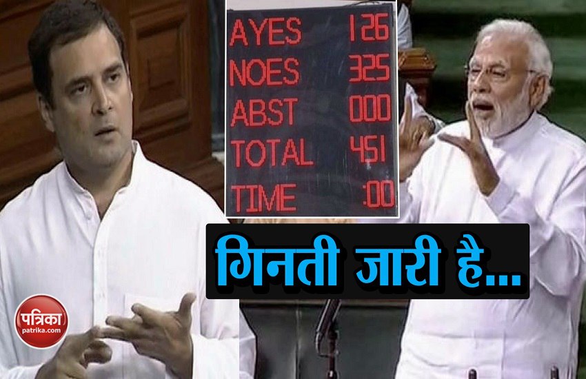 No Confidence Motion Counting still on...