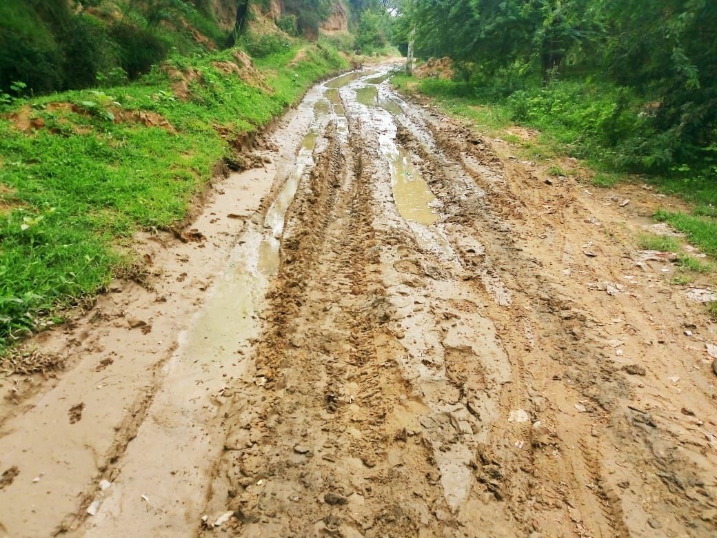 Damaged routes become difficult