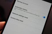factory reset
