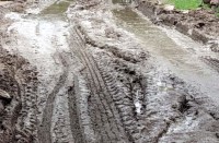 Mud on the way