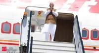 Watch PM Modi leaves for Uganda