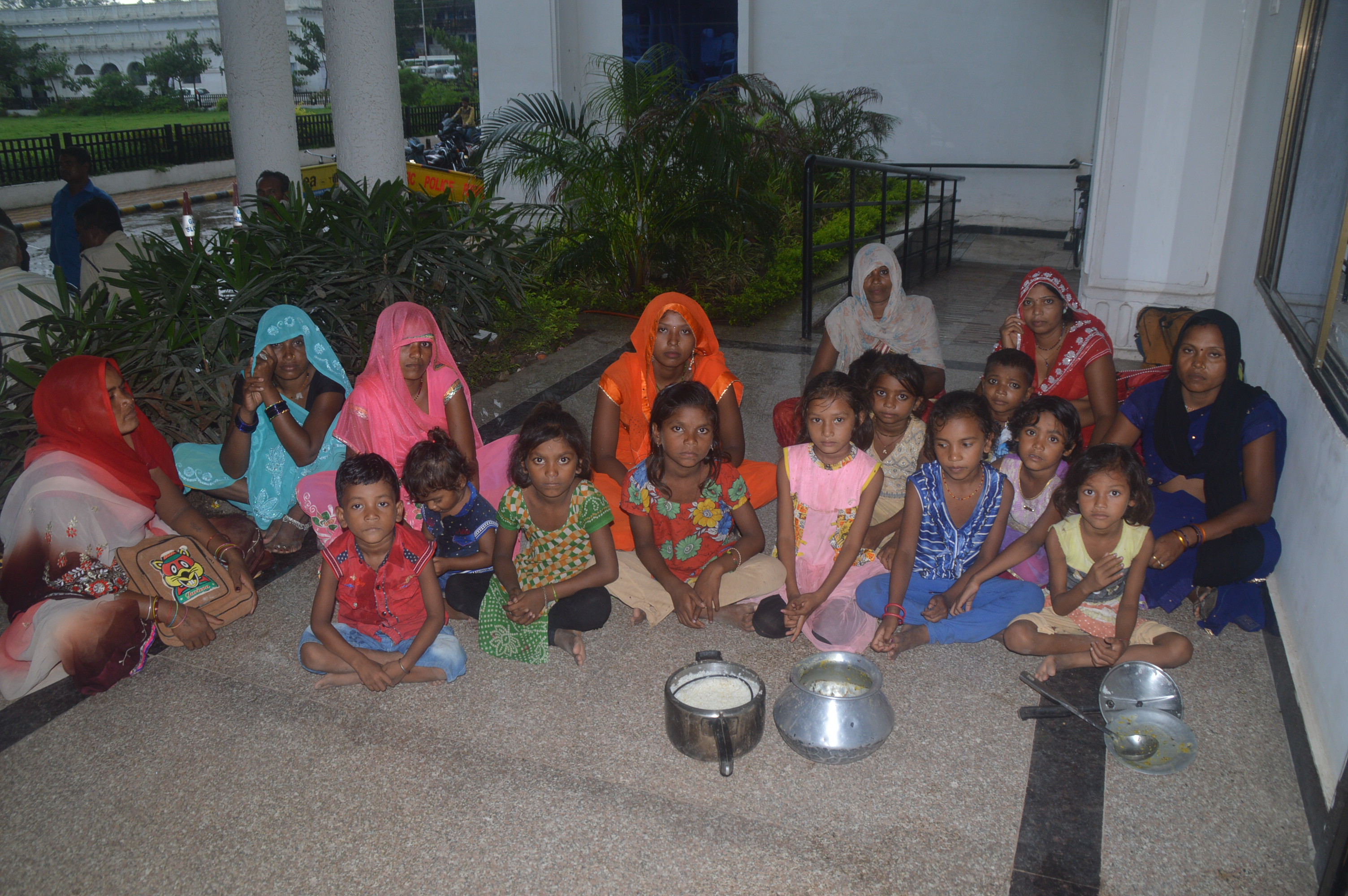 Children accessing midday meals collectorate