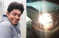 bigg boss 11 contestant sabyasachi accident news escape unhurt