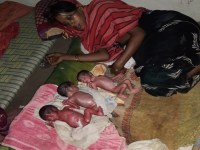 3 children birth together