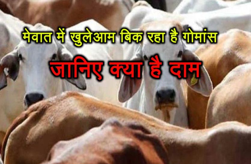 Cow Beef Selling in hotels and restaurants of mewat and alwar