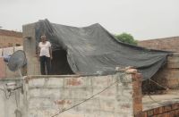 What kind of democracy, the roof must be kept in tents