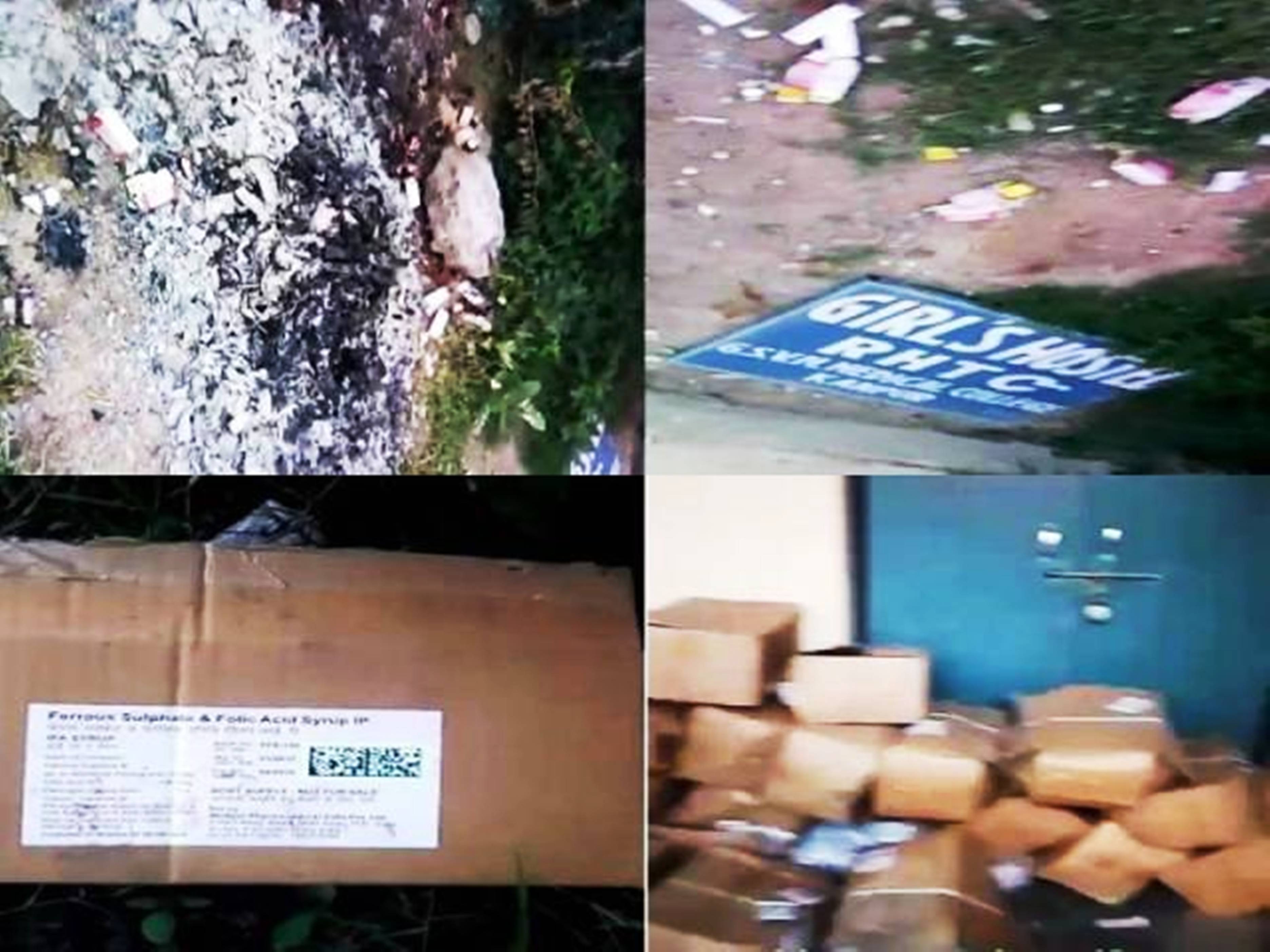 Expired medicine burned due to doctors irregularity in Kanpur