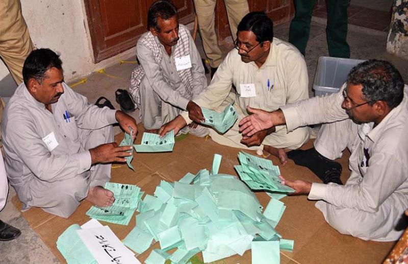 Counting of votes 