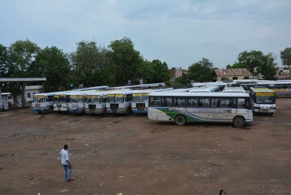 Rajasthan Roadways strike in alwar Photos