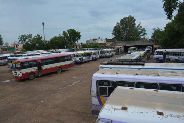 Rajasthan Roadways strike in alwar Photos