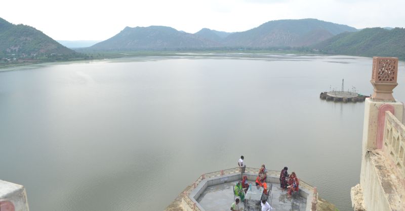 Alwar : havy rain in rural area