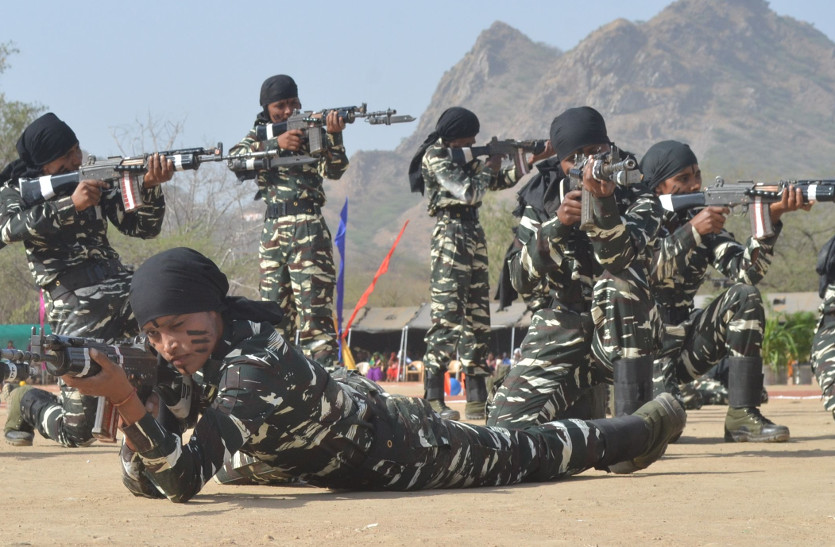 Inauguration of Firing Range during NCC Camp at Singhania College