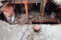 house building collapse