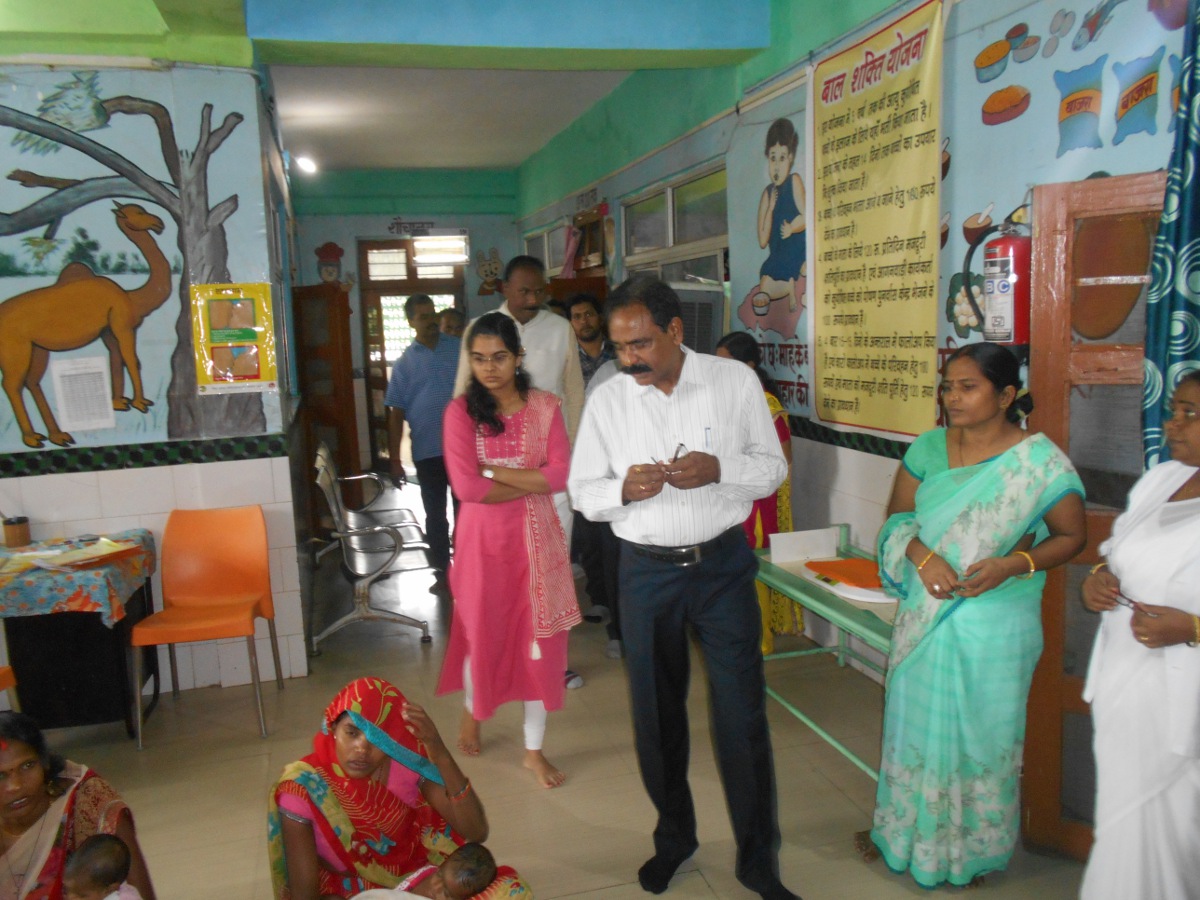 Inspection of warehouse Nutrition Rehabilitation Center