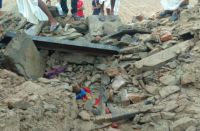house collapsed