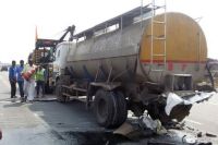 milk tanker accident