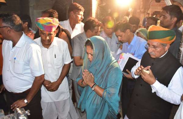 CM Vasundhara Raje Deshnok