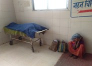 Dead body of husband