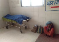 Dead body of husband