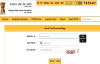 RPSC RAS/RTS Admit Card Exam 2018