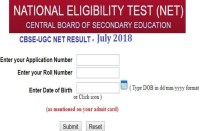 UGC net result 2018