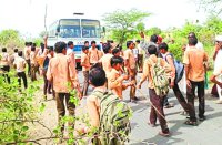 Lack of teachers in school, students locked school