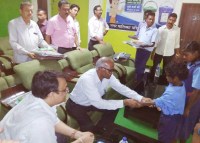 Collector distributed school bag