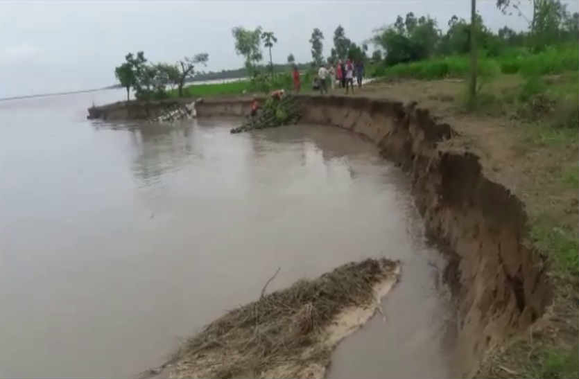 शारदा नदी में बाढ़ के हालात, लाखों की फसल बर्बाद