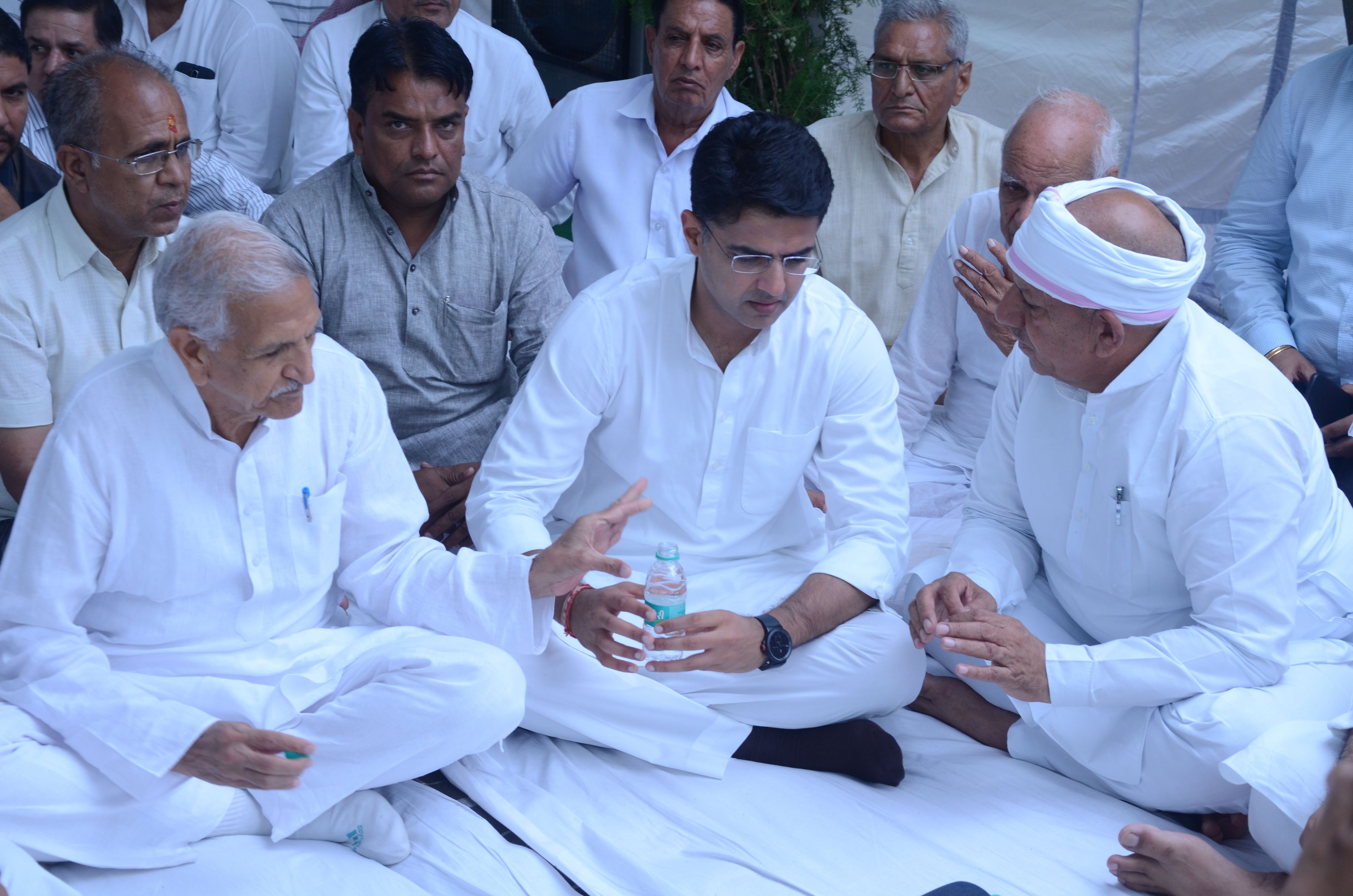PCC chief sachin pilot in Kudan village of sikar