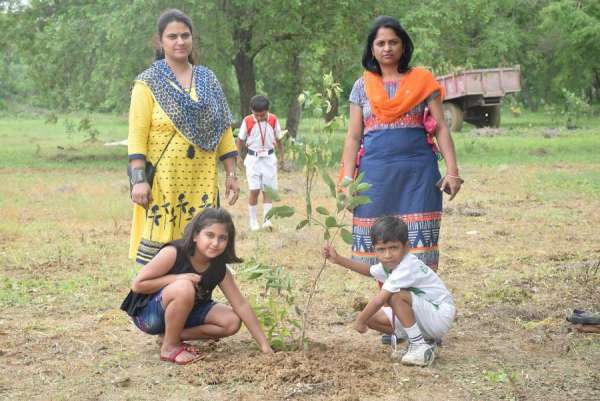 patrika harit pradesh campaign in prism cement satna