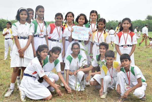 patrika harit pradesh campaign in prism cement satna