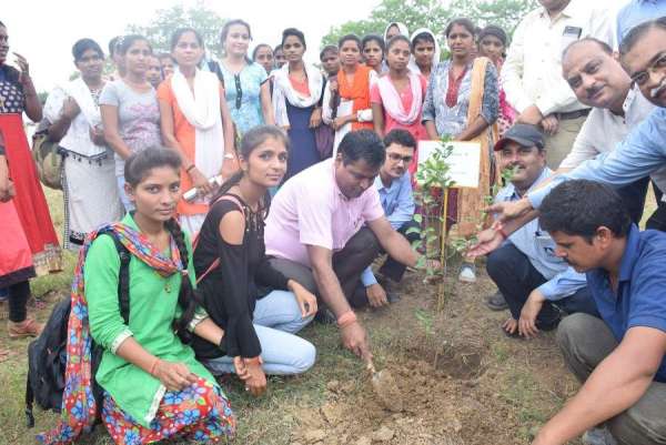 patrika harit pradesh campaign in prism cement satna