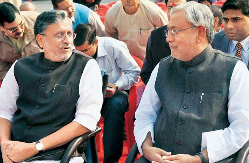 file photo nitish kumar and sushil modi