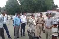 Closing off Sanganer town in bhilwara