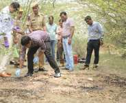Burnt alive contractor in fire, Murder in Mandor